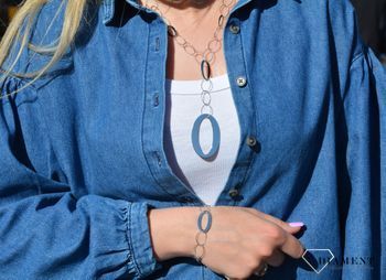 Bransoletka srebrna owalne oczka Dall'Acqua B RM 17987S (3).JPG